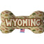 Pet & Dog Plush Bone Toys, "Wyoming State Options" (Available in different pattern options)