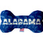 Pet & Dog Plush Bone Toys, "Alabama Coast" (Set 1 of 2 Alabama State Toy Options, available in different pattern options!)