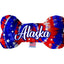 Pet & Dog Plush Bone Toys, "Alaskan Coast" (Set 1 of 2 Alaska State Toy Options, available in different pattern options!)