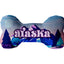 Pet & Dog Plush Bone Toys, "Alaskan Mountains" (Set 2 of 2 Alaska State Toy Options, available in different pattern options!)