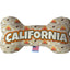 Pet & Dog Plush Bone Toys, "California Mountains" (Set 2 of 3 California State Toy Options, available in different pattern options!)