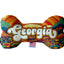 Pet & Dog Plush Bone Toys, "Georgia Mountains" (Set 2 of 2 Georgia State Toy Options, available in different pattern options!)