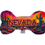 Pet & Dog Plush Bone Toys, "Nevada Desert" (Set 1 of 2 Nevada State Toy Options, available in different pattern options!)