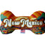 Pet & Dog Plush Bone Toys, "New Mexico Mountains" (Set 2 of 2 New Mexico State Toy Options, available in different pattern options!)