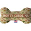 Pet & Dog Plush Bone Toys, "North Carolina Mountains" (Set 1 of 2 North Carolina State Toy Options, available in different pattern options!)