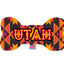 Pet & Dog Plush Bone Toys, "Utah Desert" (Set 2 of 2 Utah State Toy Options, available in different pattern options!)