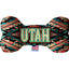 Pet & Dog Plush Bone Toys, "Utah Desert" (Set 2 of 2 Utah State Toy Options, available in different pattern options!)