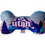 Pet & Dog Plush Bone Toys, "Utah Mountains" (Set 1 of 2 Utah State Toy Options, available in different pattern options!)