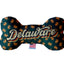 Pet & Dog Plush Bone Toys, "Delaware State Options" (Available in different pattern options)