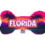 Pet & Dog Plush Bone Toys, "Florida State Options" (Available in different pattern options)