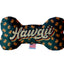 Pet & Dog Plush Bone Toys, "Hawaii State Options" (Available in different pattern options)