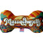 Pet & Dog Plush Bone Toys, "Massachusetts State Options" (Available in different pattern options)