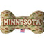 Pet & Dog Plush Bone Toys, "Minnesota State Options" (Available in different pattern options)