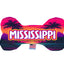 Pet & Dog Plush Bone Toys, "Mississippi State Options" (Available in different pattern options)