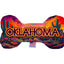 Pet & Dog Plush Bone Toys, "Oklahoma State Options" (Available in different pattern options)