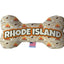 Pet & Dog Plush Bone Toys, "Rhode Island  State Options" (Available in different pattern options)