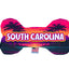 Pet & Dog Plush Bone Toys, "South Carolina State Options" (Available in different pattern options)