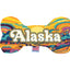 Pet & Dog Plush Bone Toys, "Alaskan Mountains" (Set 2 of 2 Alaska State Toy Options, available in different pattern options!)