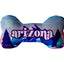 Pet & Dog Plush Bone Toys, "Arizona Mountains" (Set 2 of 2 Arizona State Toy Options, available in different pattern options!)