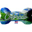 Pet & Dog Plush Bone Toys, "Colorado Mountains" (Set 1 of 2)