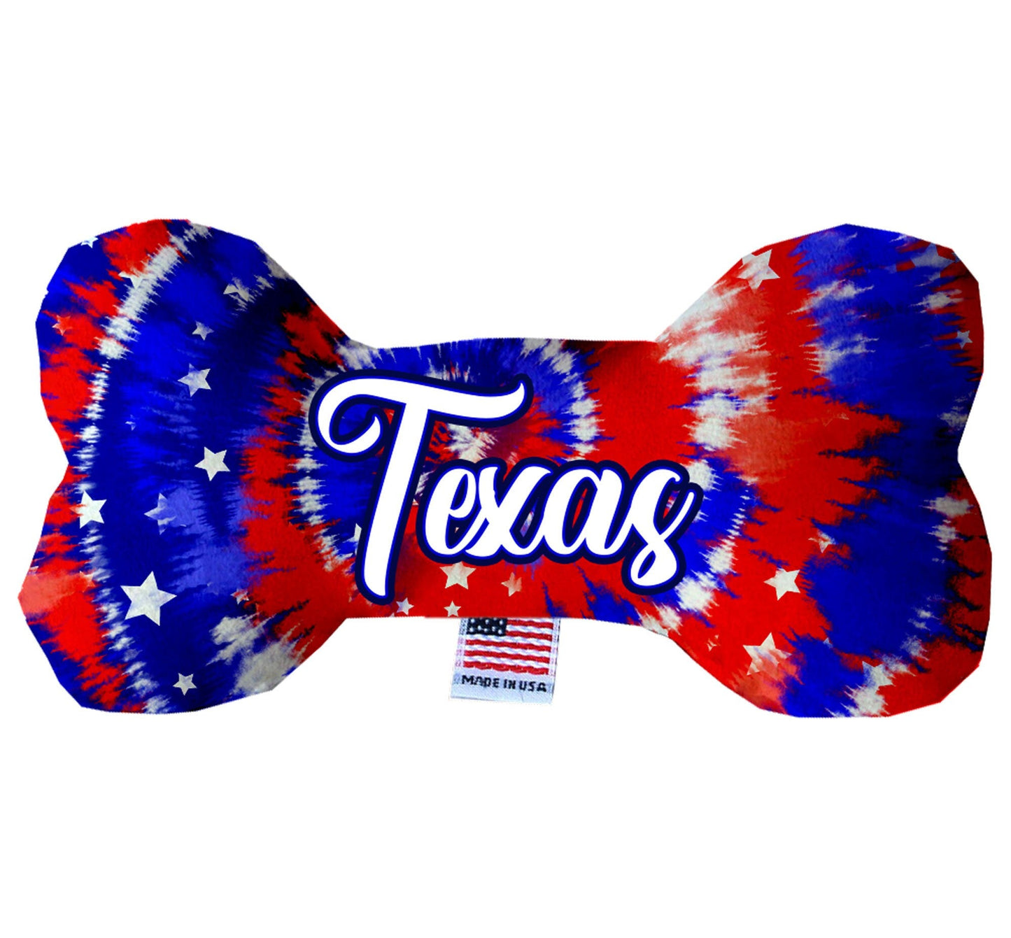 Pet & Dog Plush Bone Toys, "Texas Desert" (Set 3 of 3 Texas State Toy Options, available in different pattern options!)