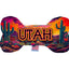 Pet & Dog Plush Bone Toys, "Utah Desert" (Set 2 of 2 Utah State Toy Options, available in different pattern options!)