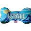 Pet & Dog Plush Bone Toys, "Utah Mountains" (Set 1 of 2 Utah State Toy Options, available in different pattern options!)