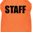 Halloween Pet Dog & Cat Shirt Screen Printed, "Staff Costume"