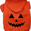 Halloween Pet, Dog & Cat Hoodie Screen Printed, "Pumpkin Face Him Costume"