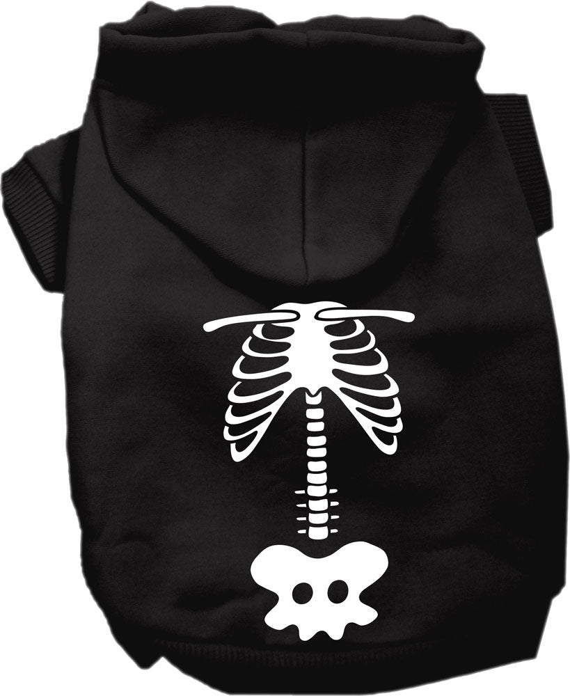 Halloween Pet, Dog & Cat Hoodie Screen Printed, "Paw Skellington Costume"