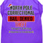 Christmas Pet Dog & Cat Shirt Screen Printed, "North Pole Correctional"