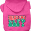 Christmas Pet, Dog and Cat Hoodie Screen Printed, "What The Elf"