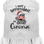 Christmas Pet, Dog and Cat Dress Screen Printed, "I Want A Hippopotamus For Christmas"