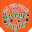 Christmas Pet and Dog Bandana Screen Printed, "Furry & Bright"