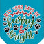 Christmas Pet and Dog Bandana Screen Printed, "Furry & Bright"