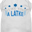 Hanukkah Pet Dog and Cat Shirt Screen Printed, "I Like You A Latke"