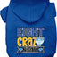 Hanukkah Pet, Dog and Cat Hoodie Screen Printed, "Eight Crazy Nights"