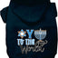 Hanukkah Pet, Dog and Cat Hoodie Screen Printed, "Oy To The World"