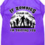 Halloween Pet Dog & Cat Shirt Screen Printed, "If Zombies Chase Us, I'm Tripping You"