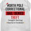 Christmas Pet Dog & Cat Shirt Screen Printed, "North Pole Correctional"