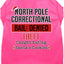 Christmas Pet Dog & Cat Shirt Screen Printed, "North Pole Correctional"