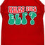 Christmas Pet Dog and Cat Shirt Screen Printed, "What The Elf"