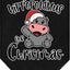 Christmas Pet and Dog Bandana Screen Printed, "I Want A Hippopotamus For Christmas"