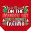 Christmas Pet and Dog Bandana Screen Printed, "On The Naughty List And I Regret Nothing"