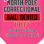 Christmas Pet and Dog Bandana Screen Printed, "North Pole Correctional"