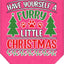 Christmas Pet and Dog Bandana Screen Printed, "Have Yourself A Furry Little Christmas"