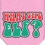 Christmas Pet and Dog Bandana Screen Printed, "What The Elf"