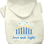 Hanukkah Pet, Dog and Cat Hoodie Screen Printed, "Love and Light"