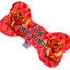 Pet and Dog Plush Heart or Bone Toy, "Dragons Group" (Available in different sizes, and 4 different pattern options!)