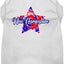 Pet Dog & Cat Screen Printed Shirt for Small to Medium Pets (Sizes XS-XL), "New Hampshire Patriotic Tie Dye"